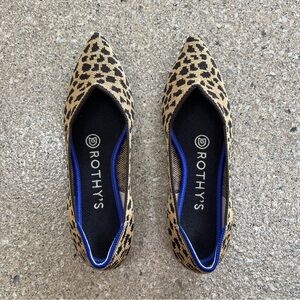 Rothy’s | The Point Leopard Print Pointed Flats